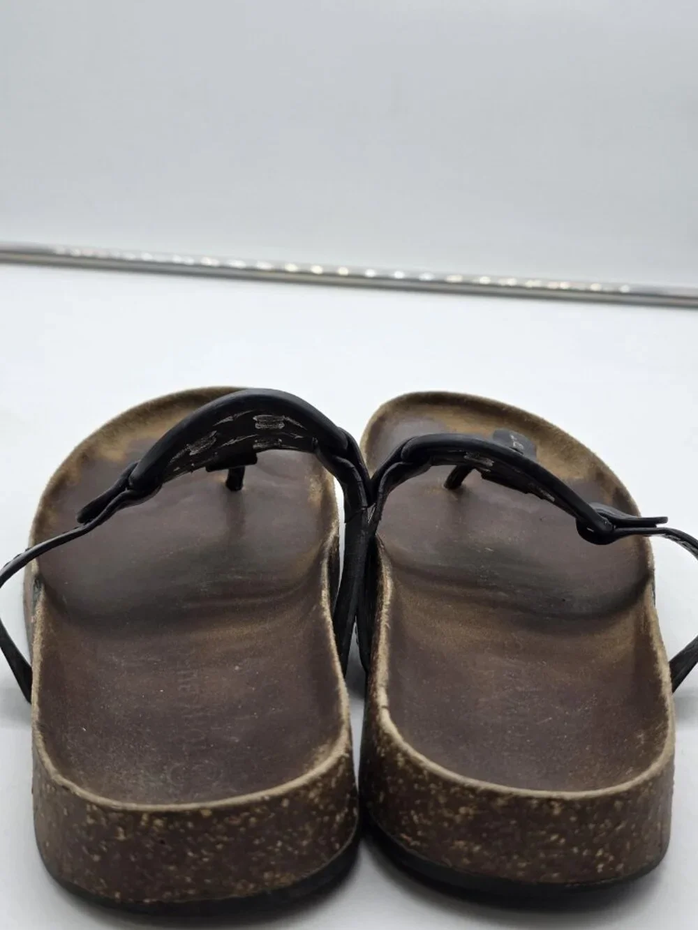 Tory Burch Sandals Womens Size 8 39 Miller Cloud Logo Thong Cork Footbed Shoes